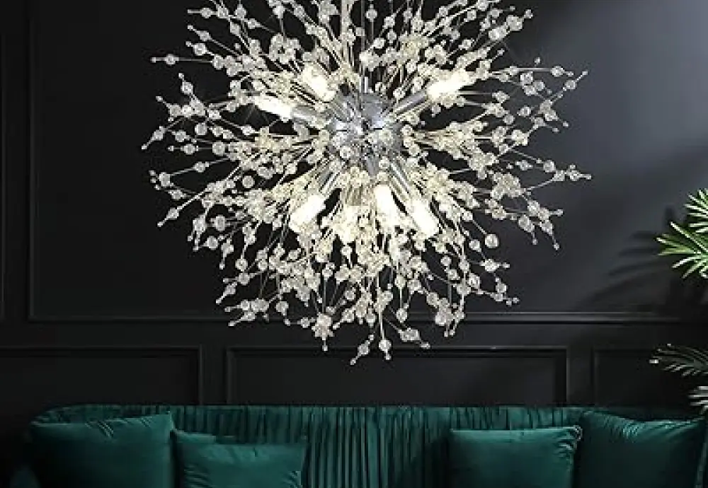 globe ball chandelier